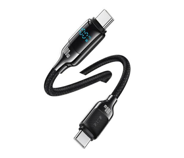 USAMS Kabel USB-C na USB-C 100W 1,2m czarny - 1569147 - zdjęcie 2